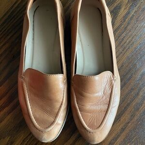 Tan leather Aldo loafers